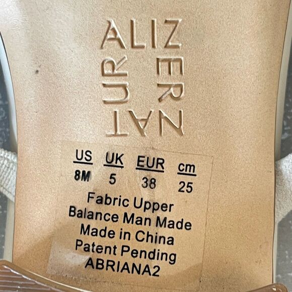 Naturalizer Rhynestones Strappy Sandal 8 M Sparkle Party Cocktail Prom Shoes - Picture 13 of 14